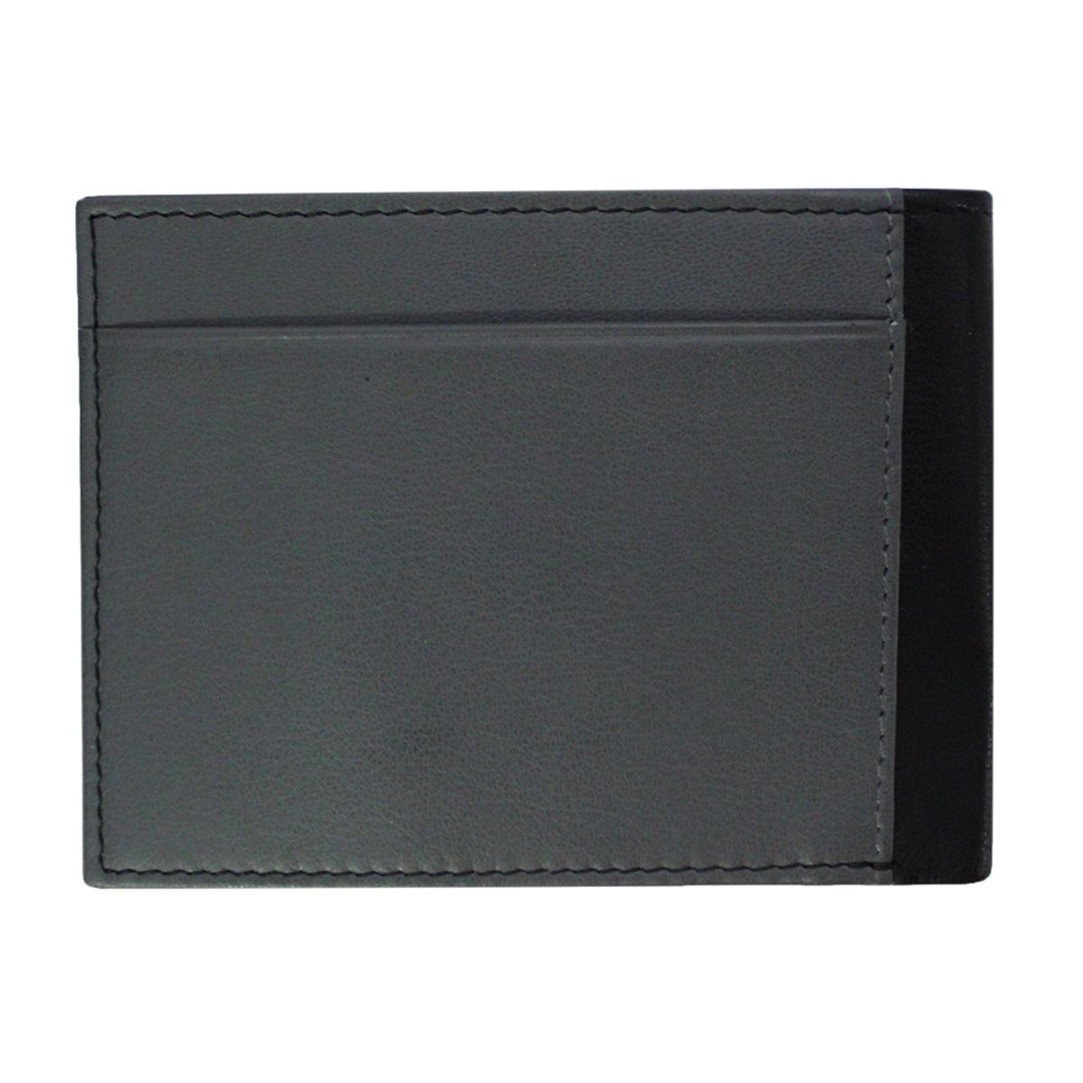 Billetera Original Penguin Bifold Negro con Vino para Hombre