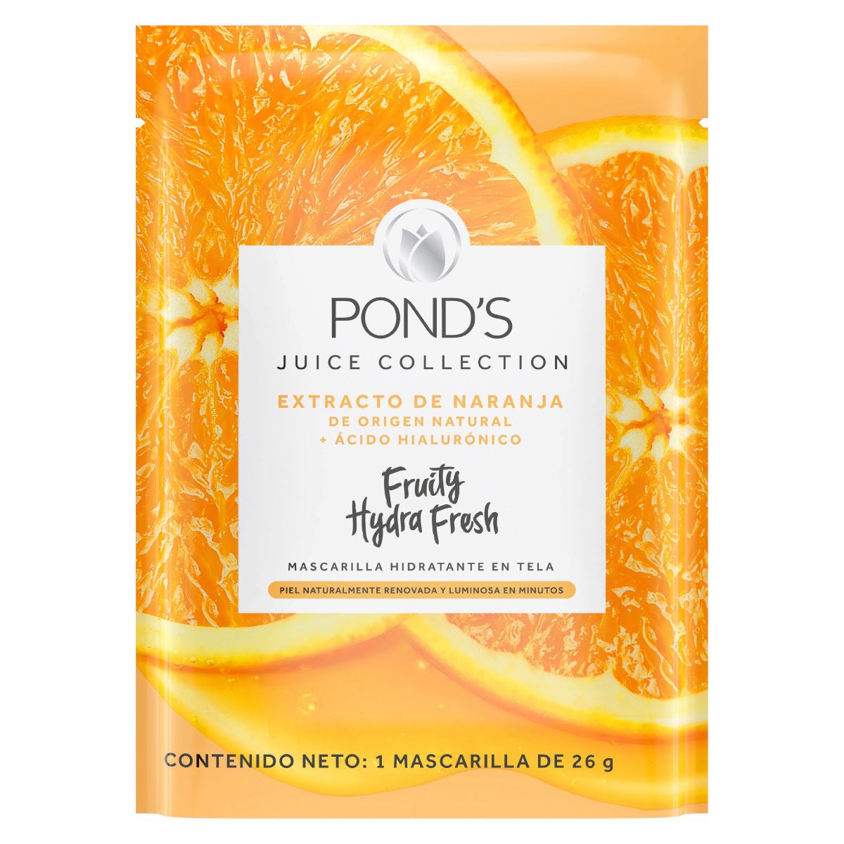 Mascarilla ponds hidra fruity naranja 26g