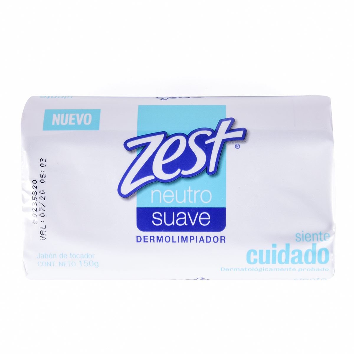 Jabón Zest Neutro Suave Cuida 150g