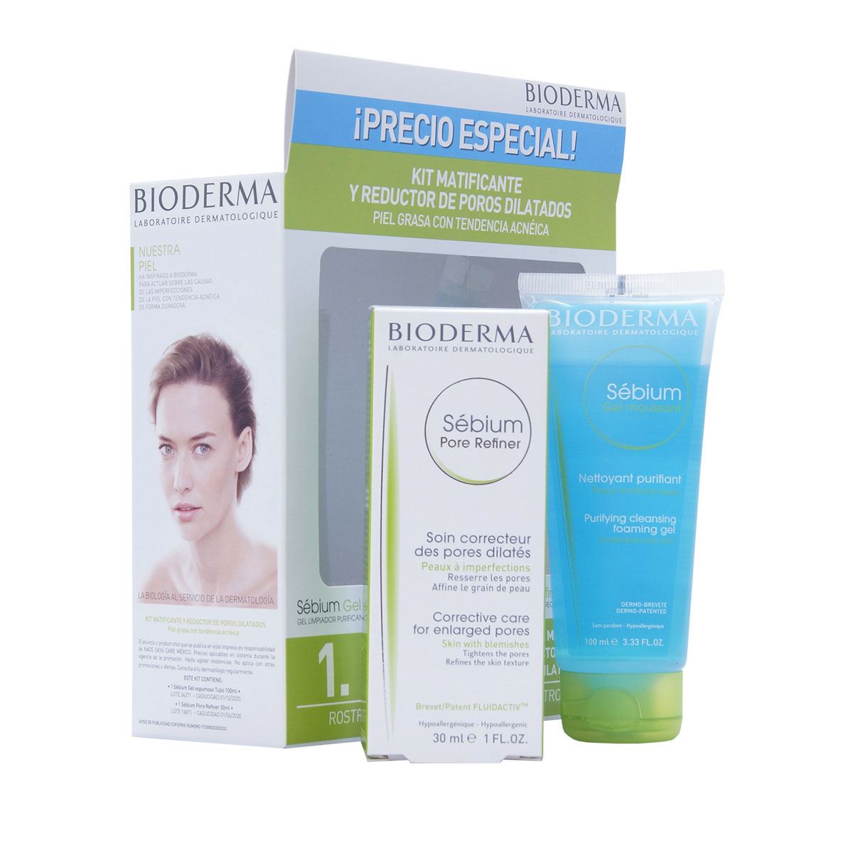 Sebium Pore Refiner + Sebium Gel Bioderma