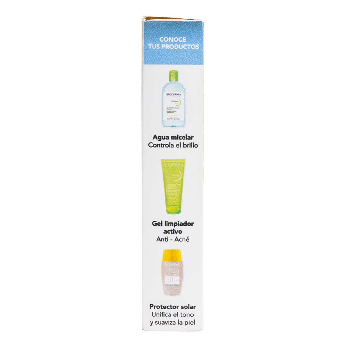 Pack Sébium Pore Refiner 30ml + Mini Sébium H2O 20ml + Mini Sébium Gel moussant actif 8ml + Mini Photoderm Nude Touch 2ml
