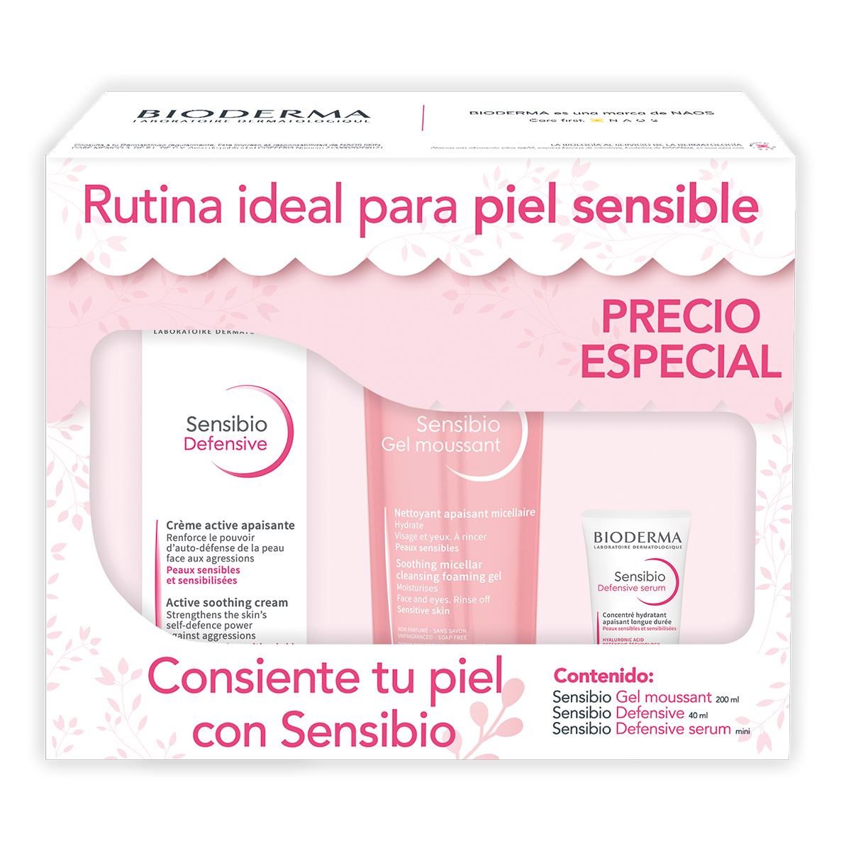 Bioderma Kit Rutina Ideal para Piel Sensible