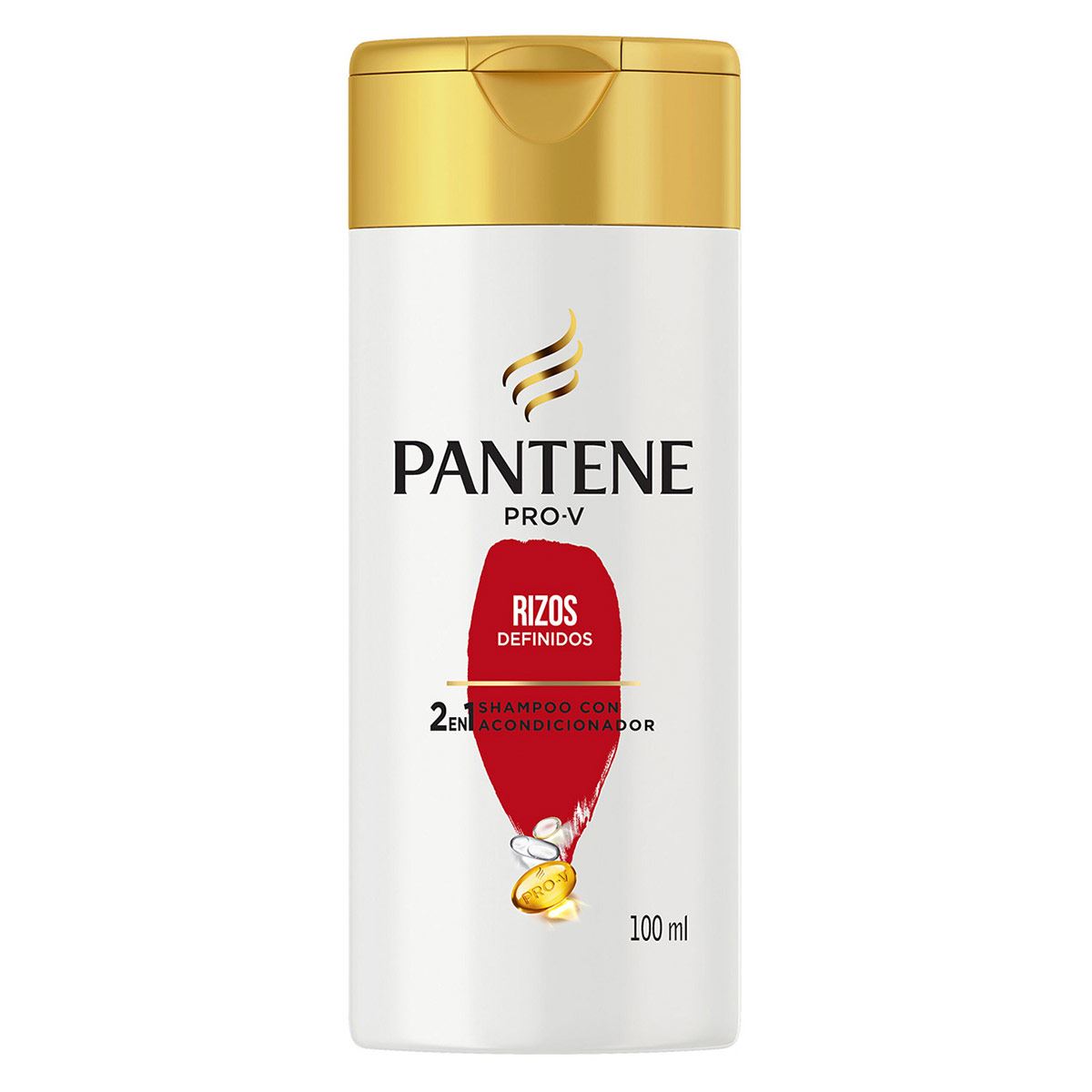 Pantene Pro-V Shampoo con Acondicionador 2 en 1 Rizos Definidos 100 ml