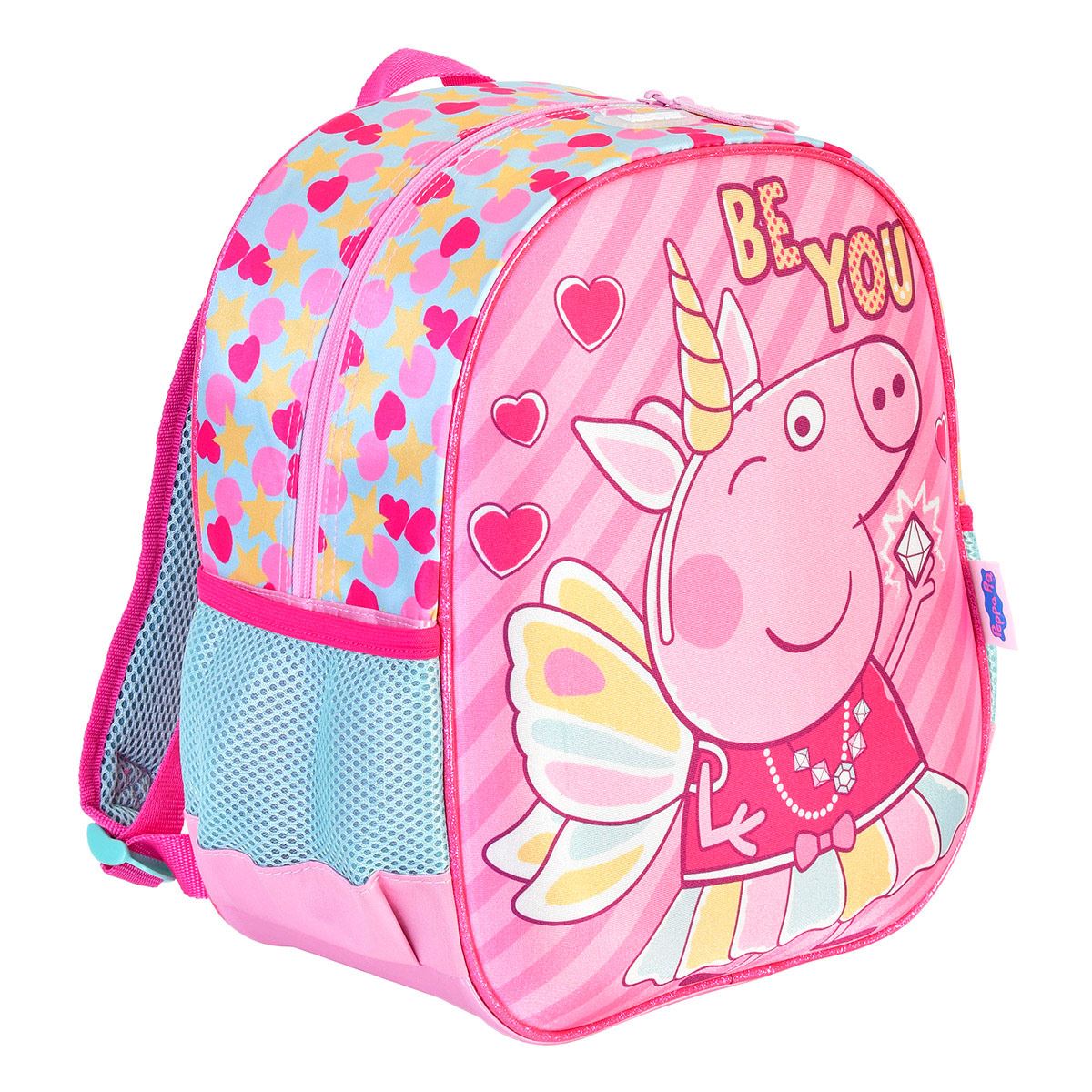 Mochila Kinder Peppa Pig Rosa Keepack