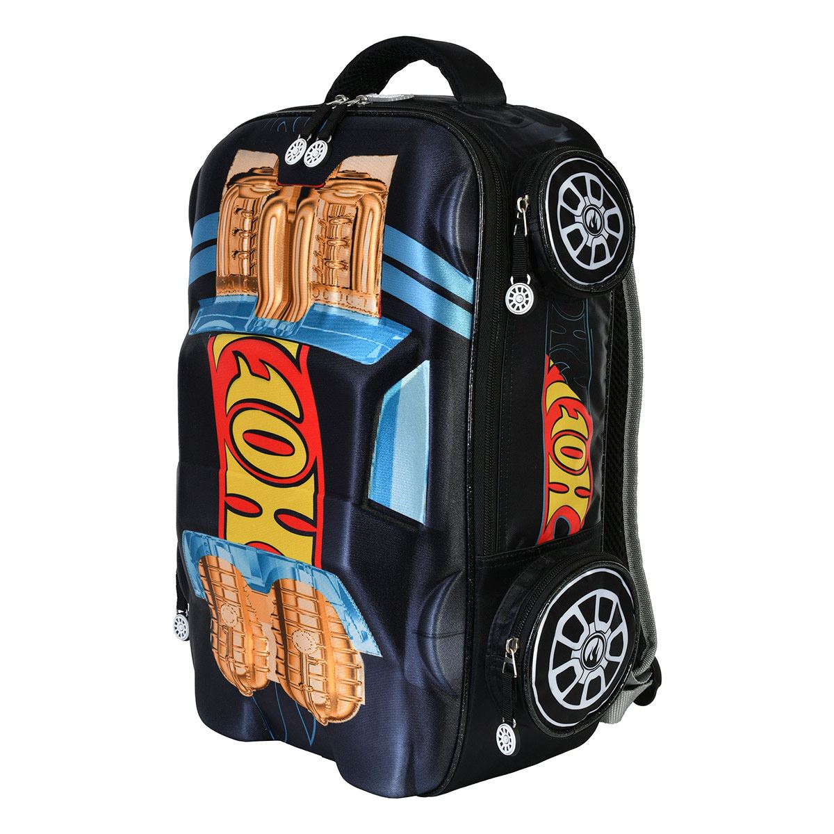 Mochila Hot Wheels Negra Keepack