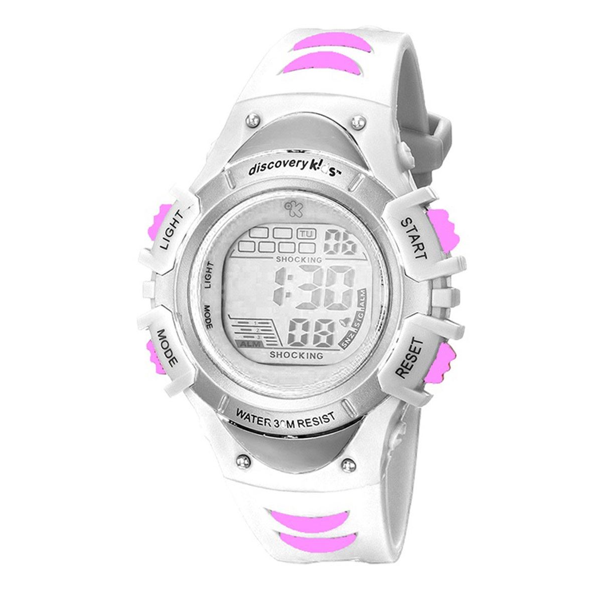 Reloj Digital Niños 8108 M White Discovery Kids