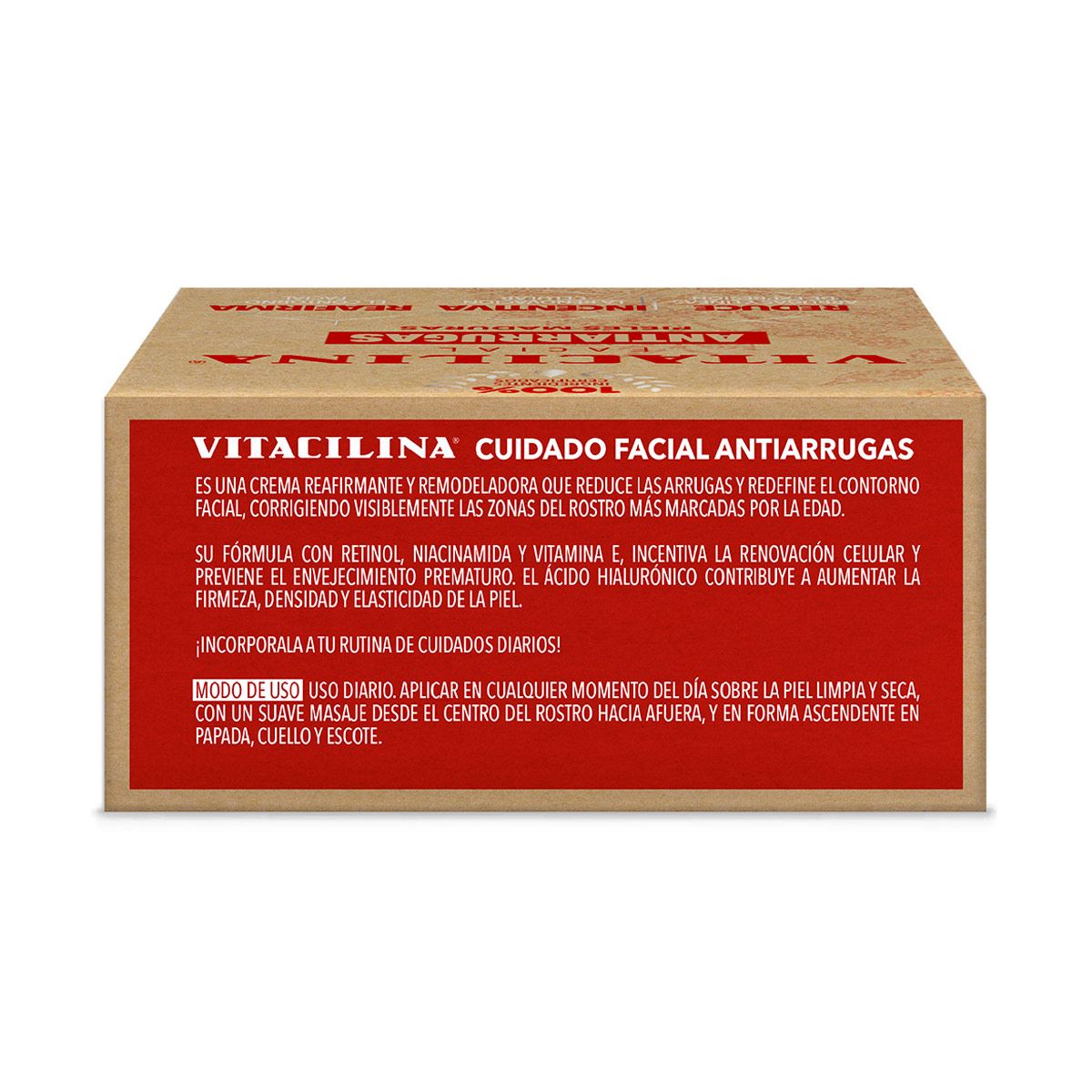 Crema Facial Vitacilina Antiarrugas 100gr