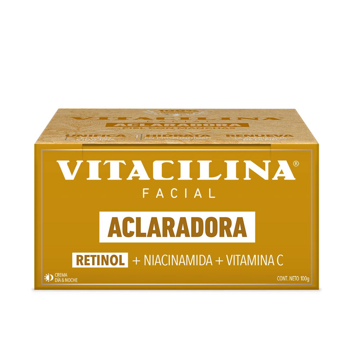 Crema Facial Vitacilina Aclaradora 100gr