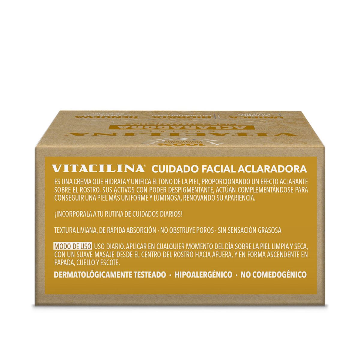 Crema Facial Vitacilina Aclaradora 100gr