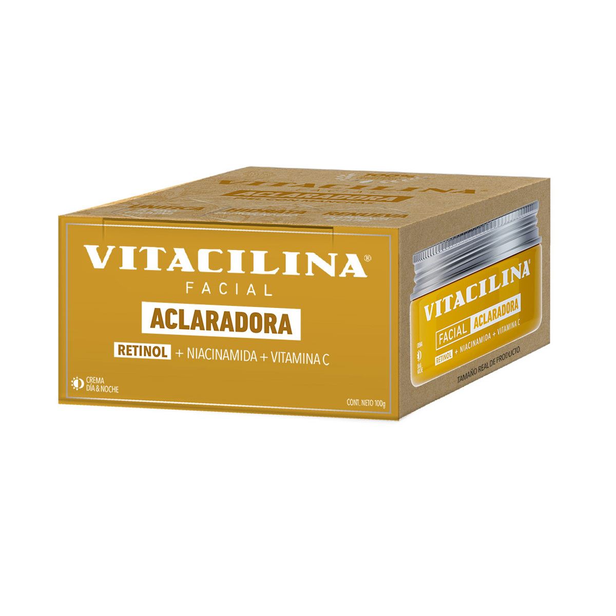 Crema Facial Vitacilina Aclaradora 100gr