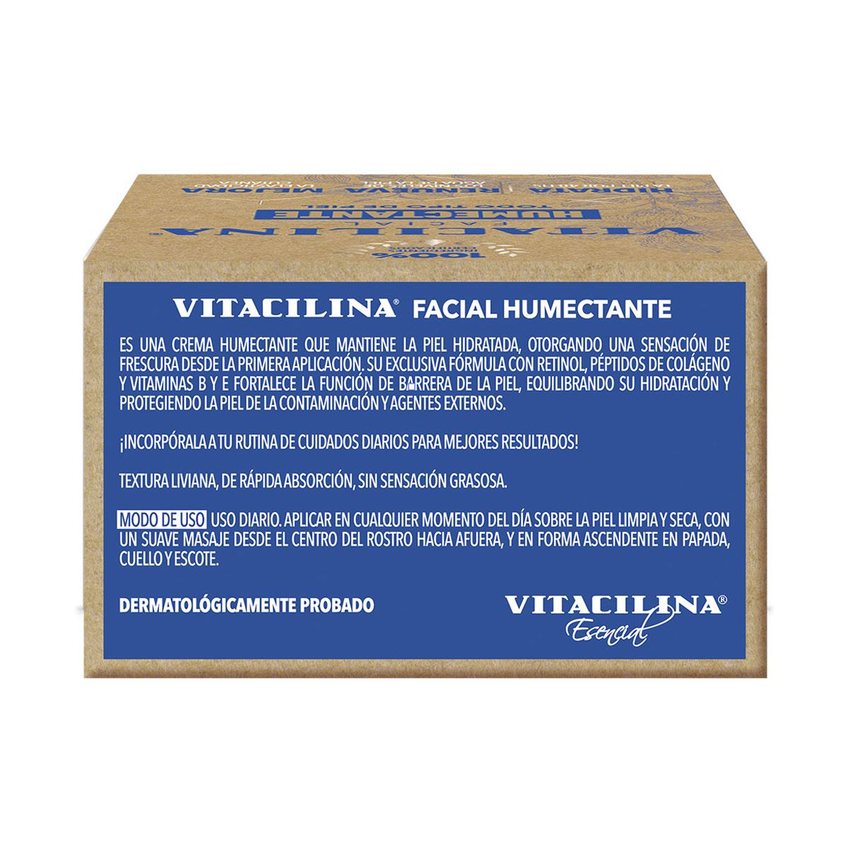 Crema Facial Vitacilina Humectante 100gr