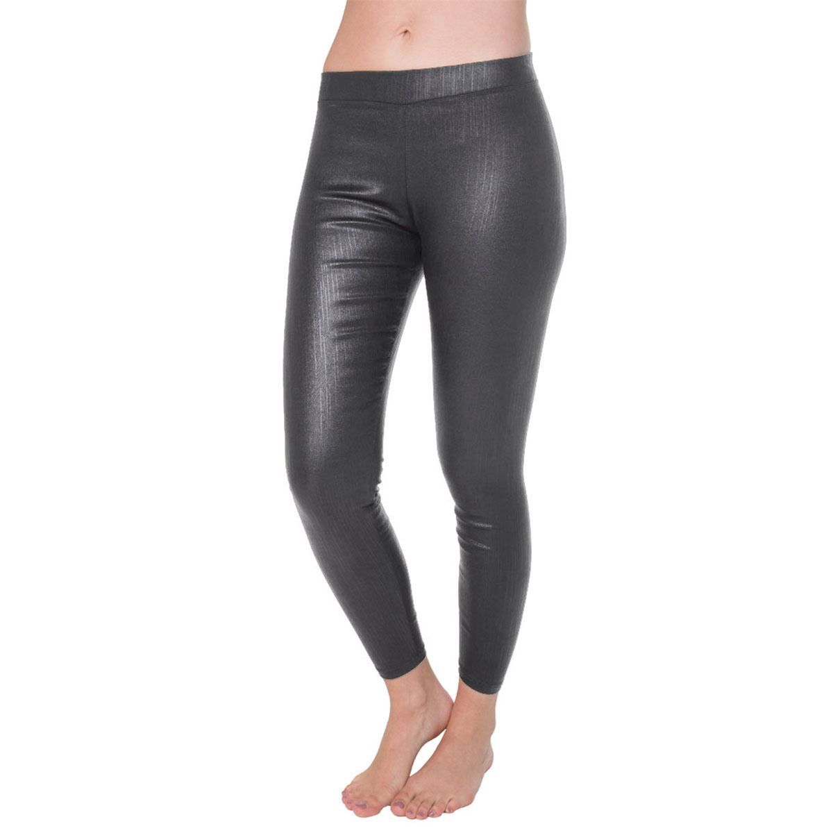 Leggin Oscar Hackman simulación piel OH-SBI25W color negro talla chica dama