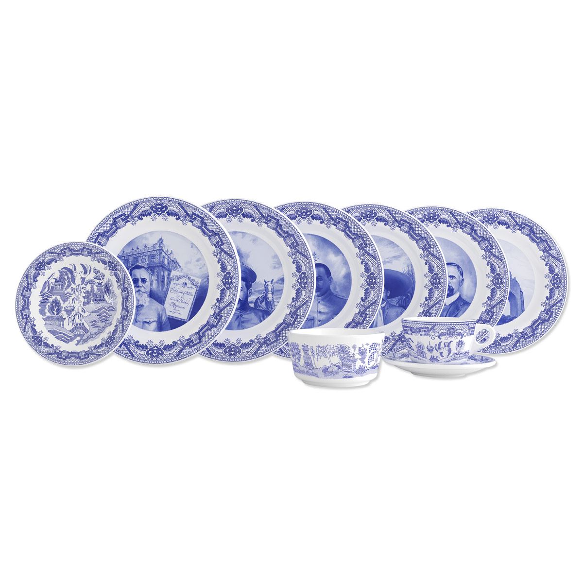 Vajilla Sanborns Revolución 36 piezas