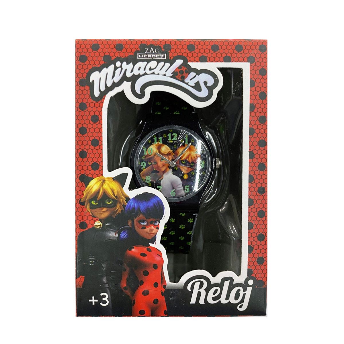 Reloj de PVC Cat Noir