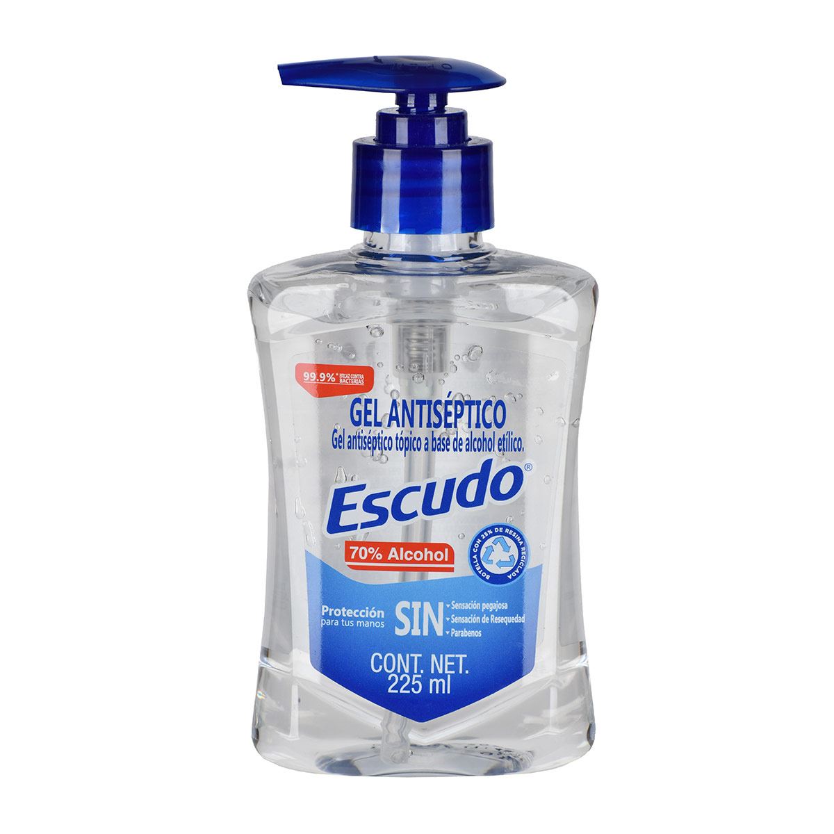 Gel Antibacterial Escudo 70 Alcohol