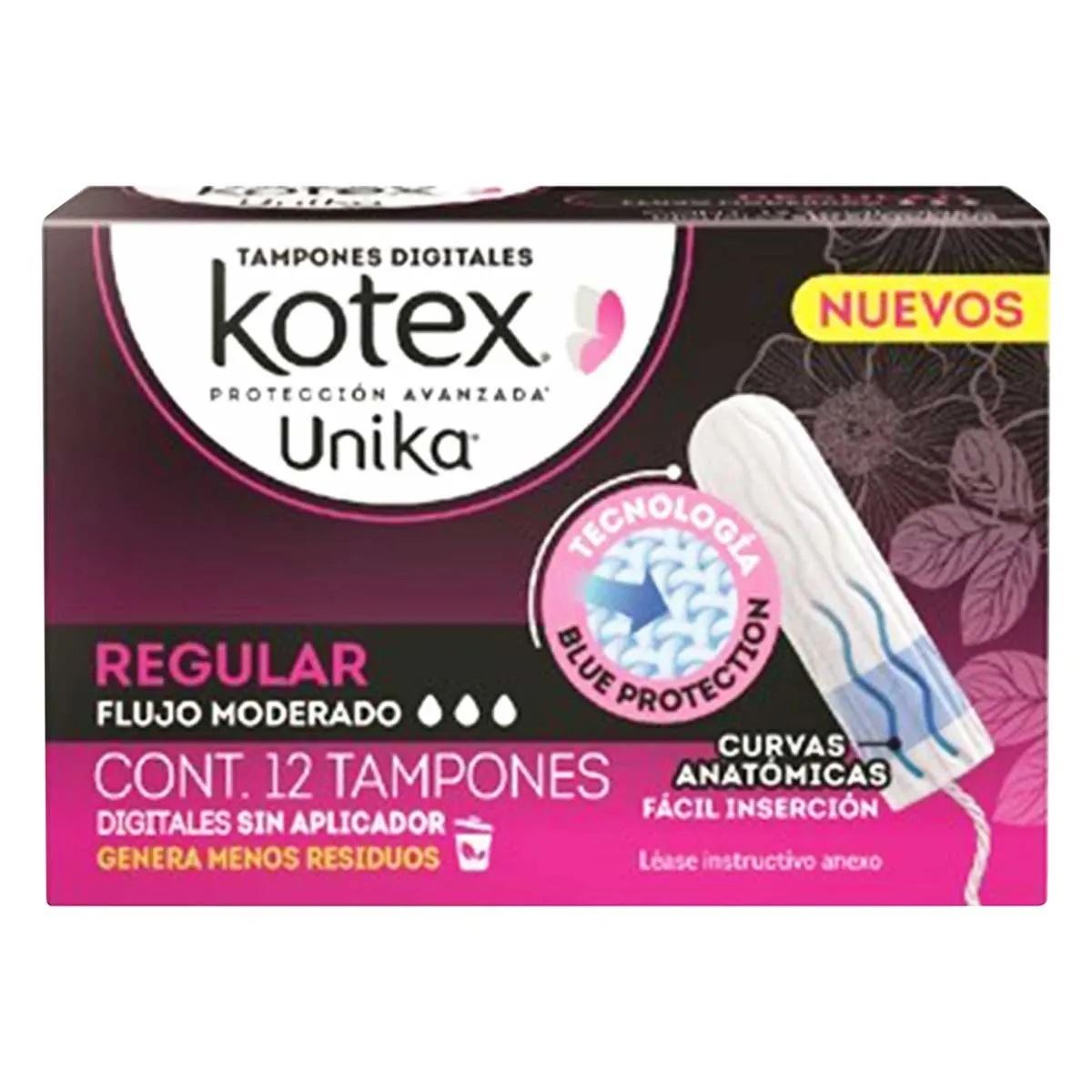 Tampones Kotex Unik Digital Regular