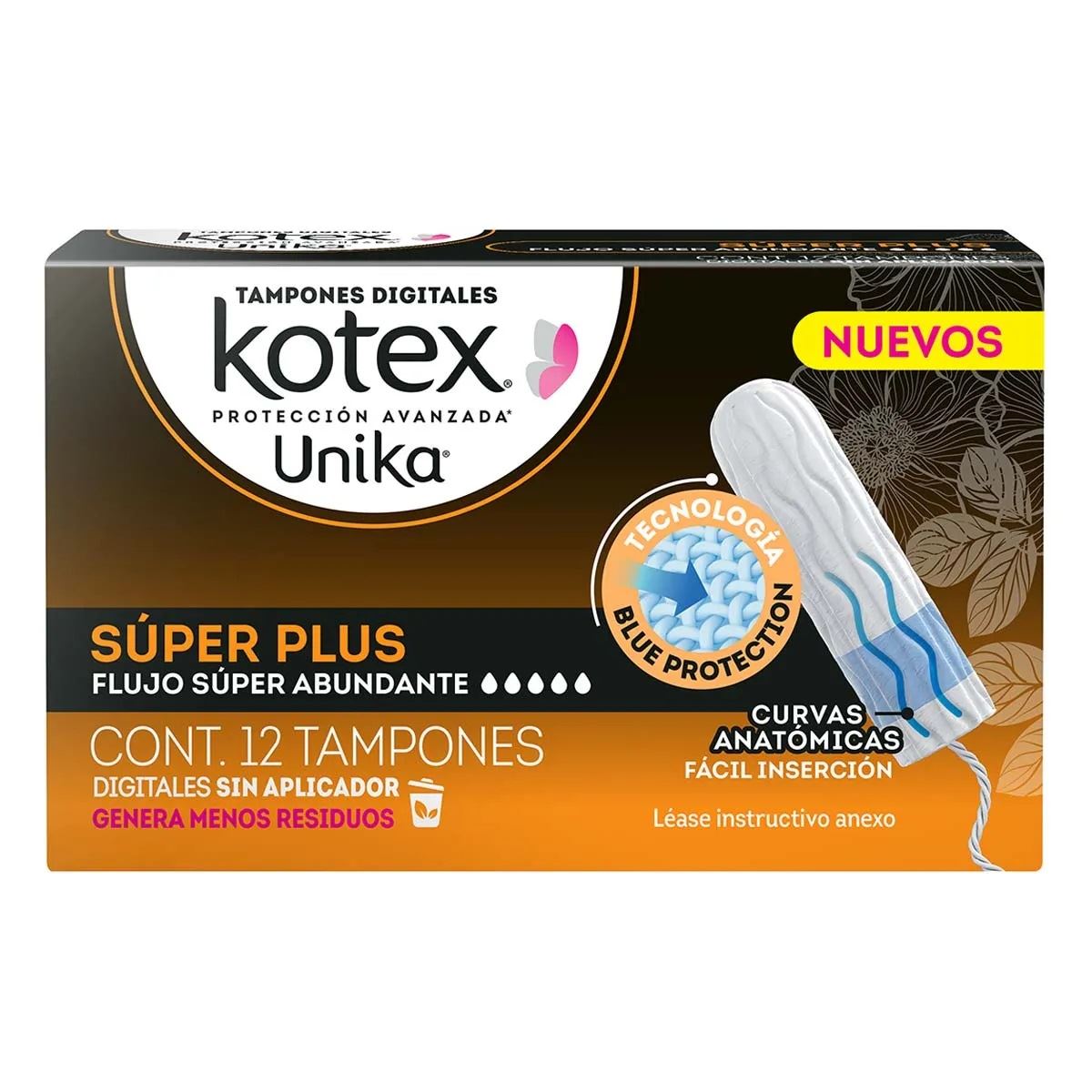 Tampones Kotex Unik Digital Súper Plus