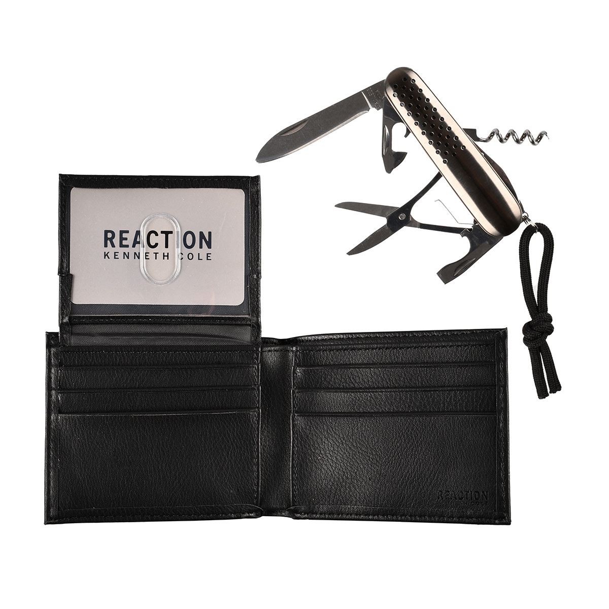 Kit 2 Piezas Cartera Bifold y Navaja para Hombre Kenneth Cole