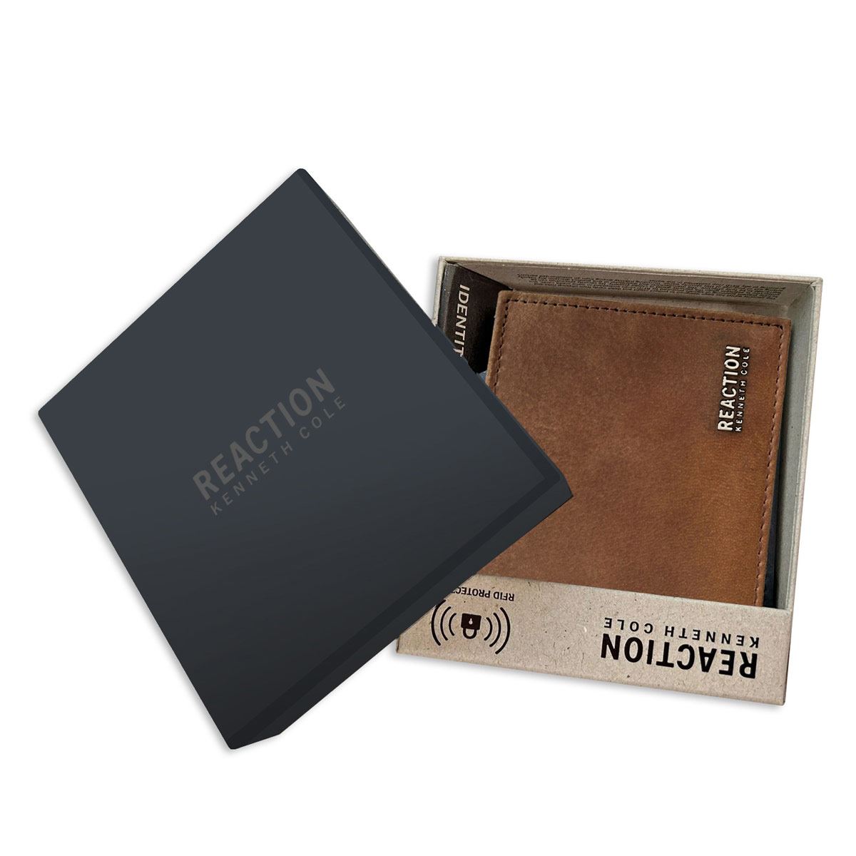 Cartera Kenneth Cole Café para hombre