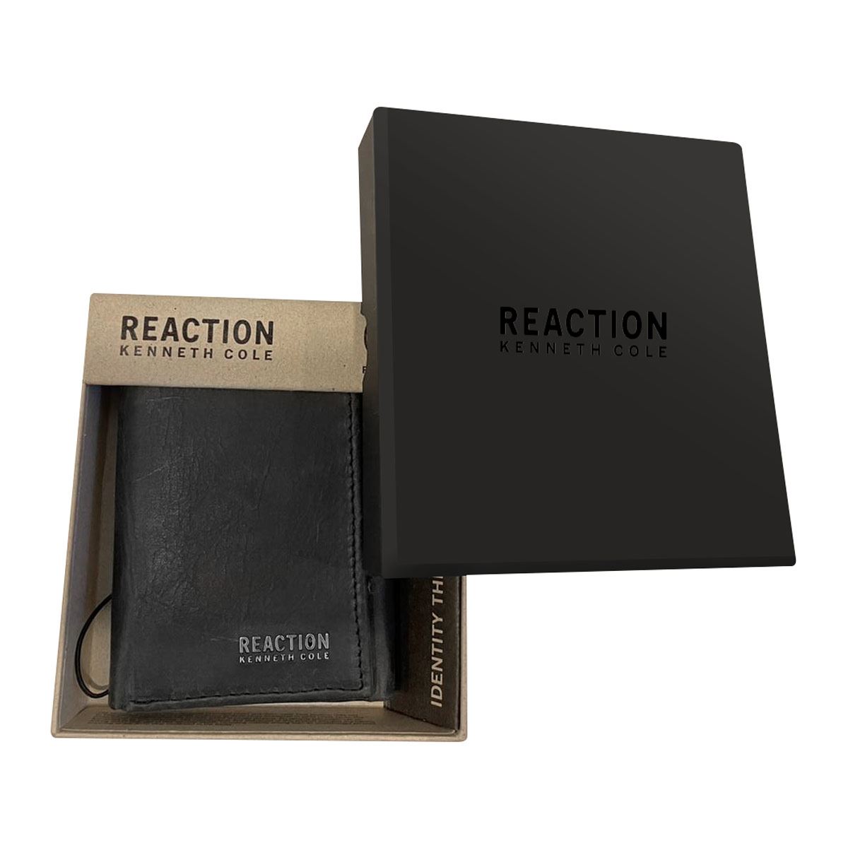 Billetera Cartera Kenneth Cole Cartera Kenneth Cole Negro Trifold