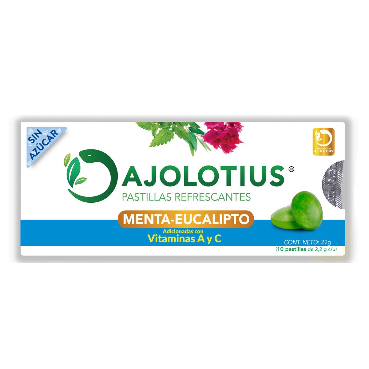 AJOLOTIUS PASTILLAS SIN AZUCAR