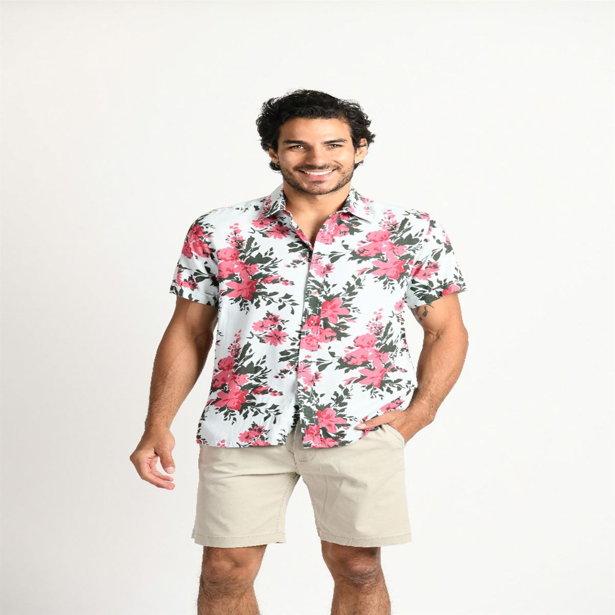 Camisa para playa Hueso COMB GD