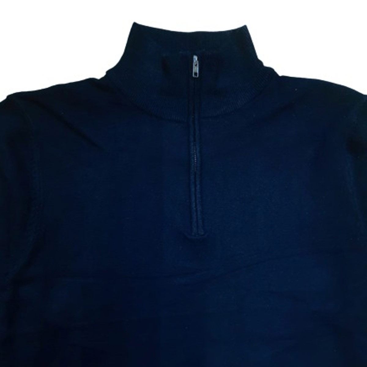 Suéter U Sport azul con cierre medio CH para hombre