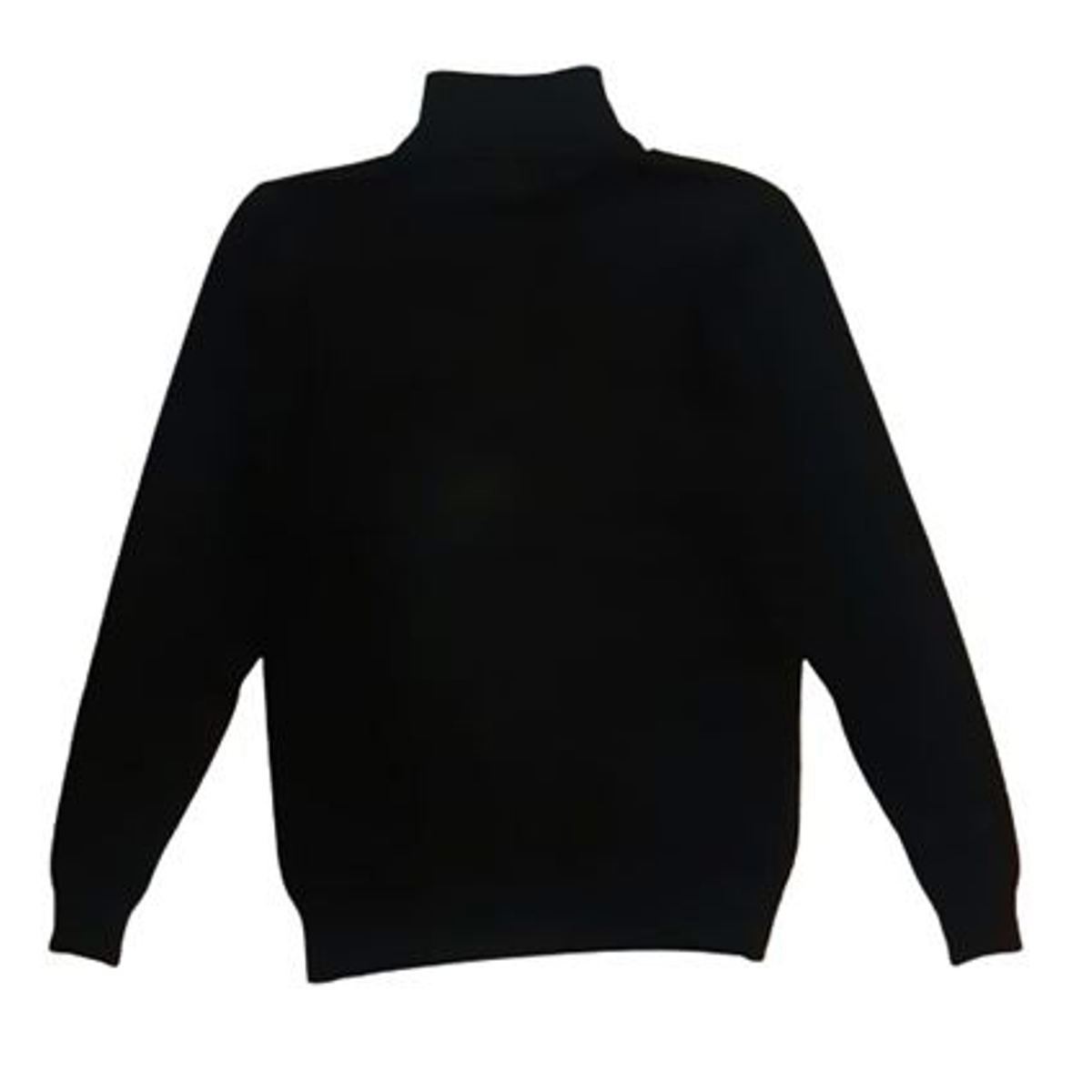 Suéter U Sport negro con cierre medio G para hombre