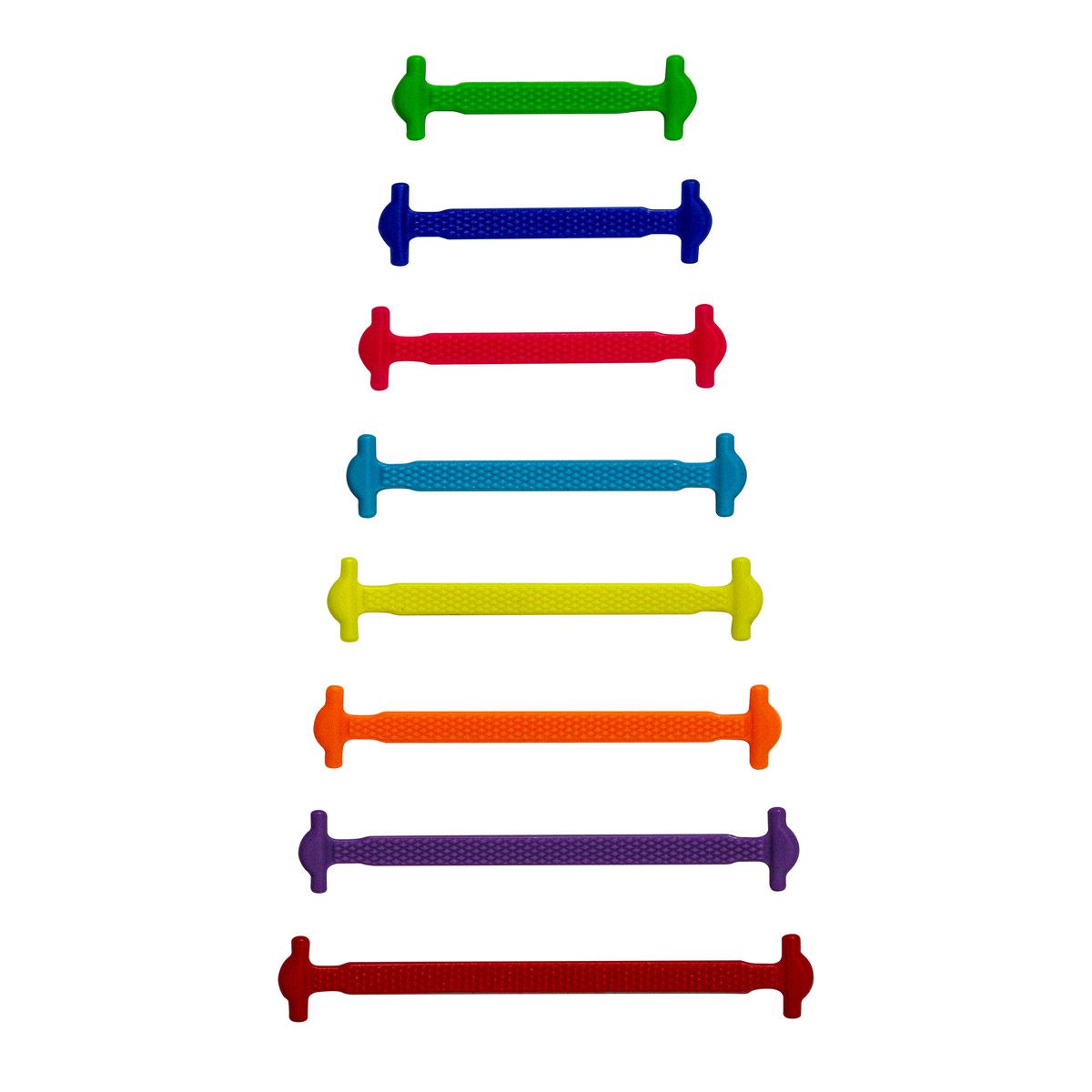 Agujetas de silicón,Multicolor,Happy Laces