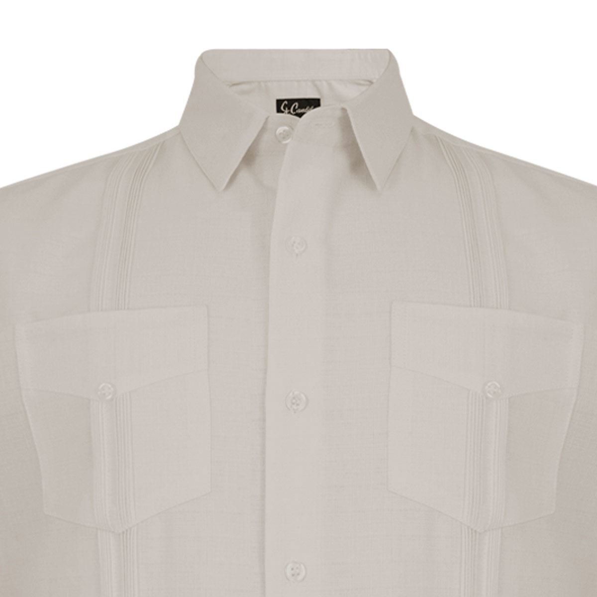 Camisa para caballero Gcandila Mc 5101 talla mediana color beige