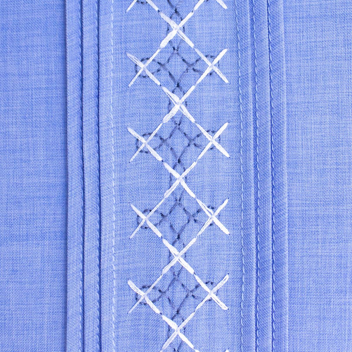 Guayabera manga corta G Candila azul EG