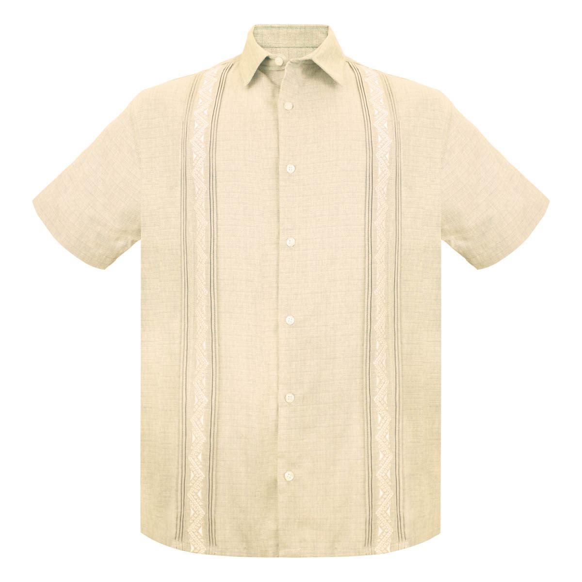 Guayabera manga corta G Candila beige M