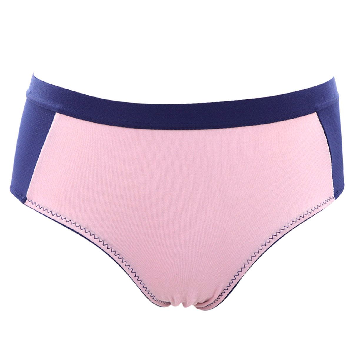 Bikini Carnival deportivo 2piezas modelo DP74171 talla chica color azul marino y gris dama