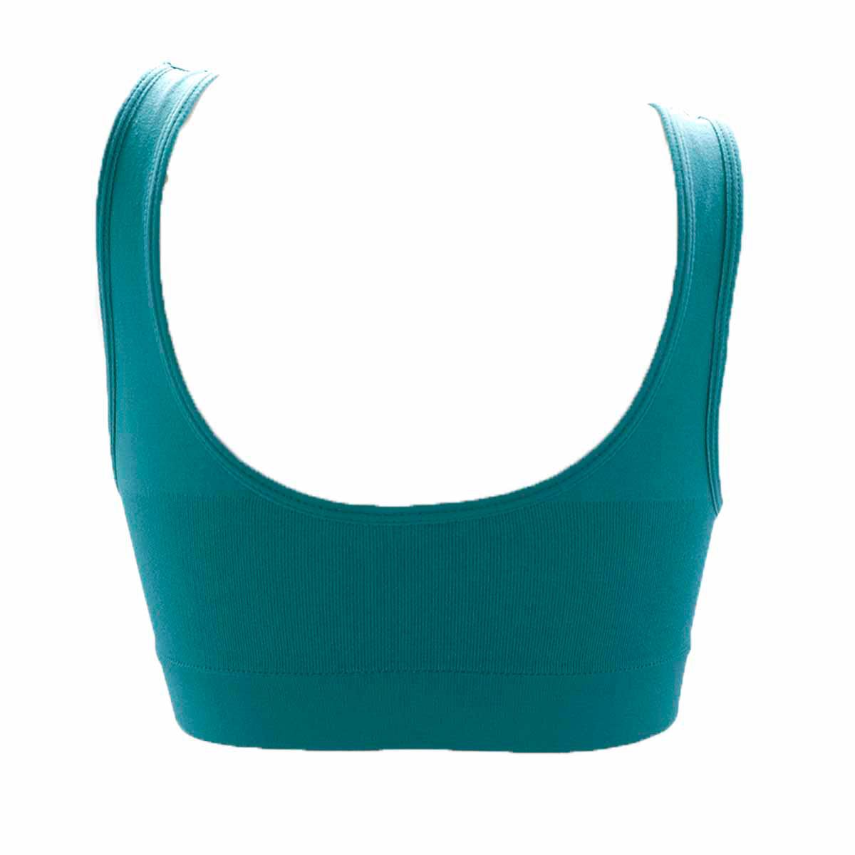 Top Carnival deportivo sin costuras modelo 5388 talla 36B color verde dama