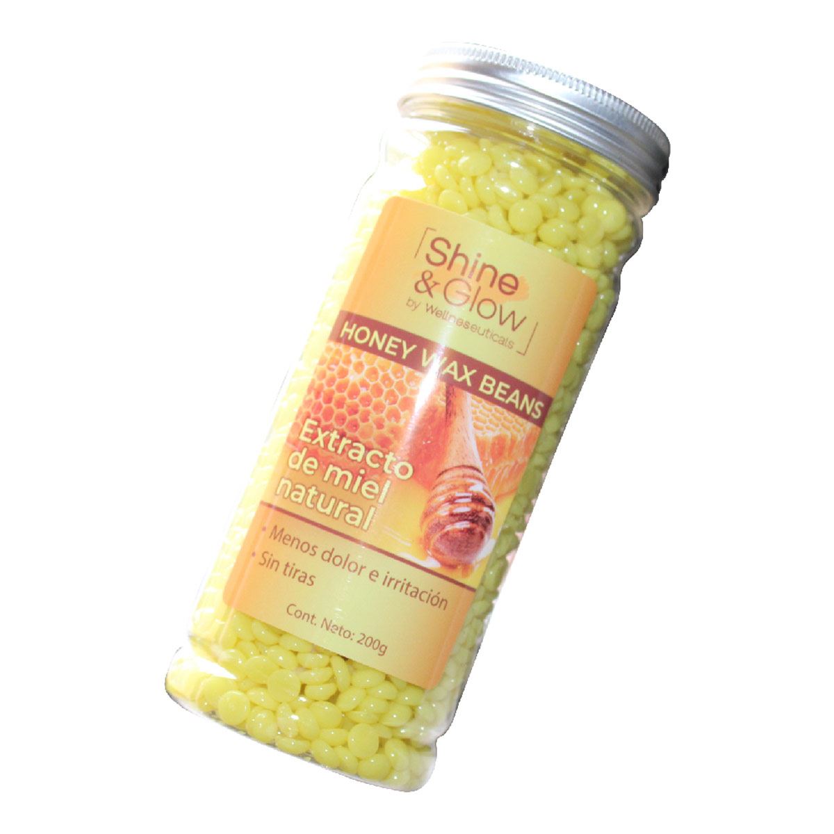 Granulos de cera para depilar con extrato de miel natural