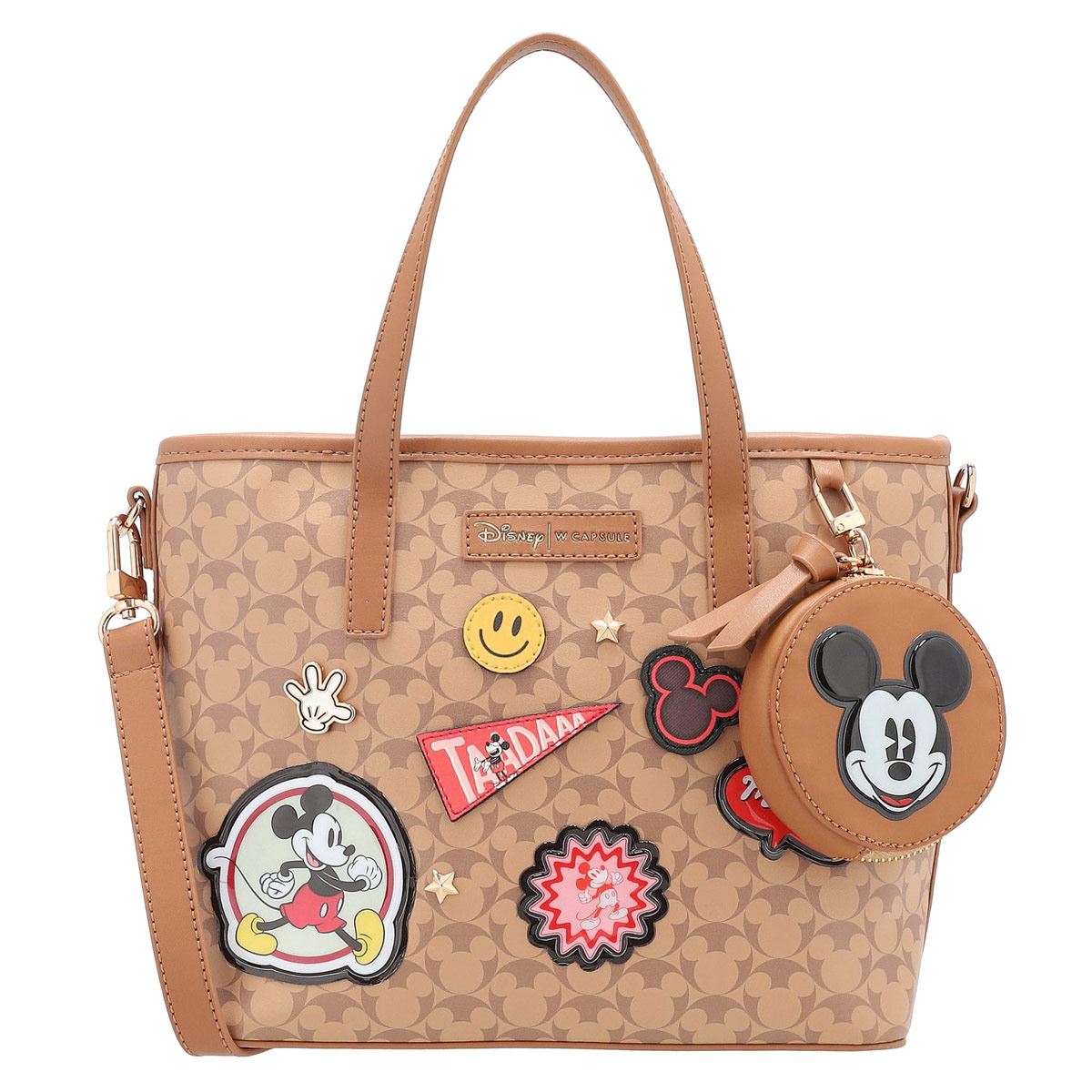 Bolsa satchel W capsule color Camel Modelo HBSENNA16CW