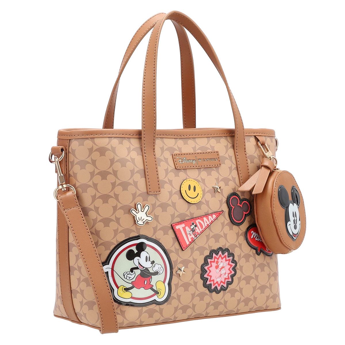 Bolsa satchel W capsule color Camel Modelo HBSENNA16CW