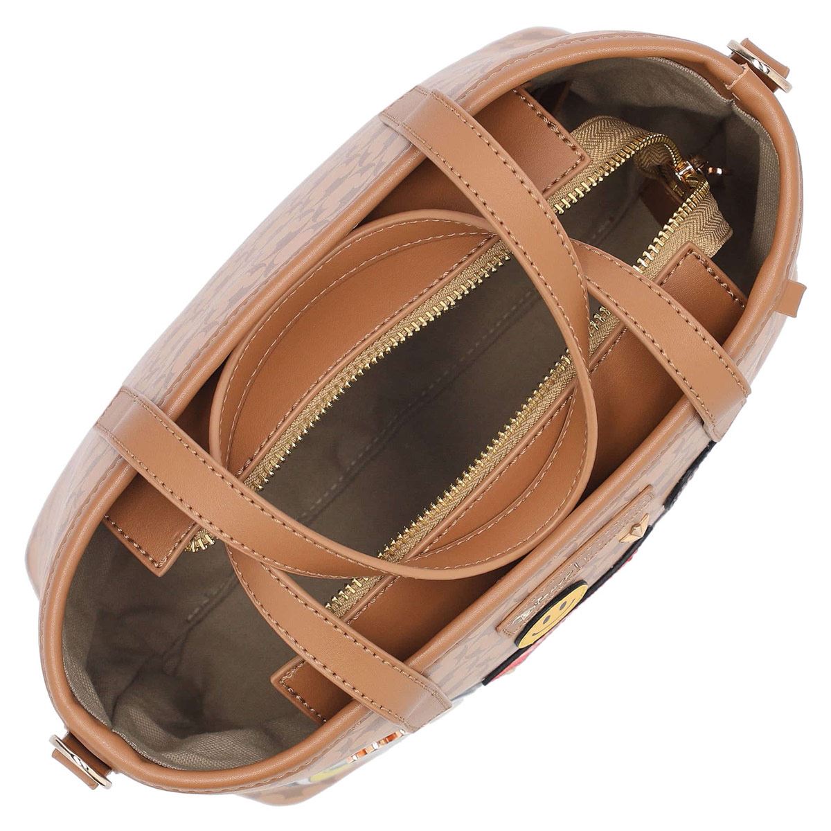 Bolsa satchel W capsule color Camel Modelo HBSENNA16CW