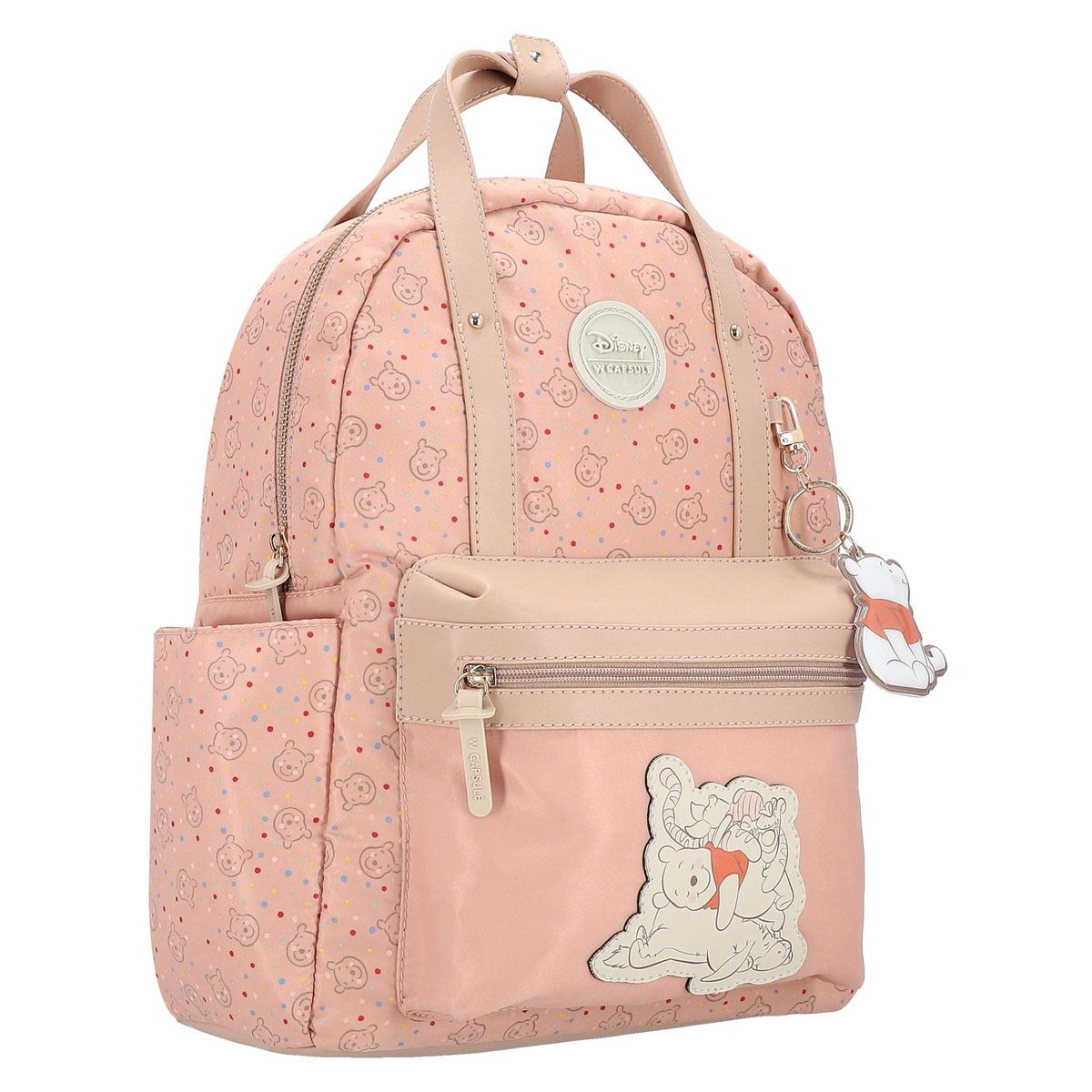 Pañalera backpack color Nude/Multicolor para mujer W CAPSULE