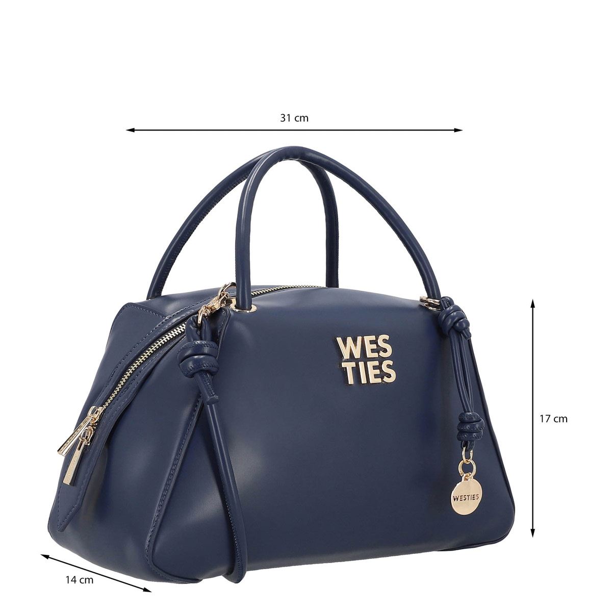 Bolsa Westies Satchel color azul marino