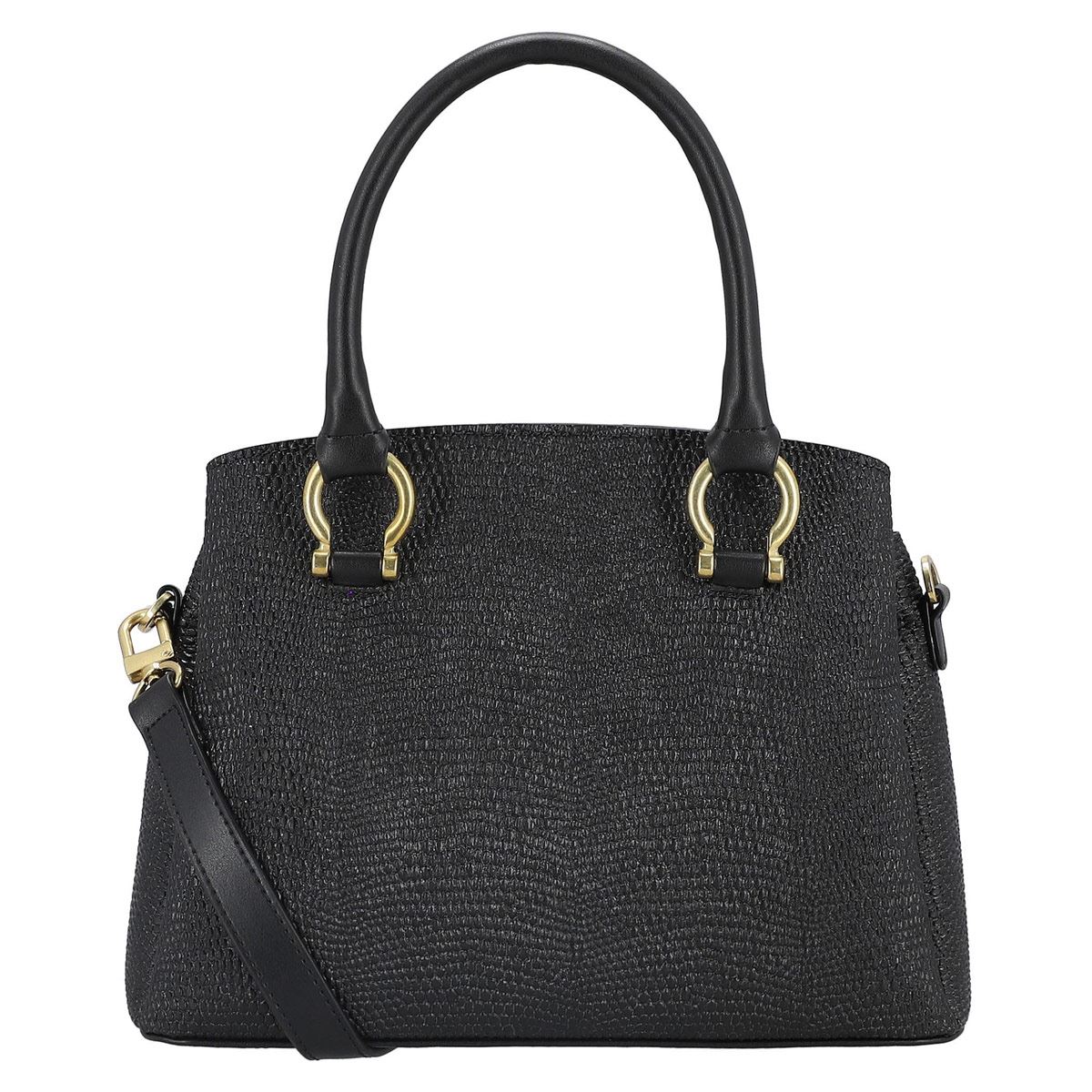Bolso Satchel Westies Negro para Mujer