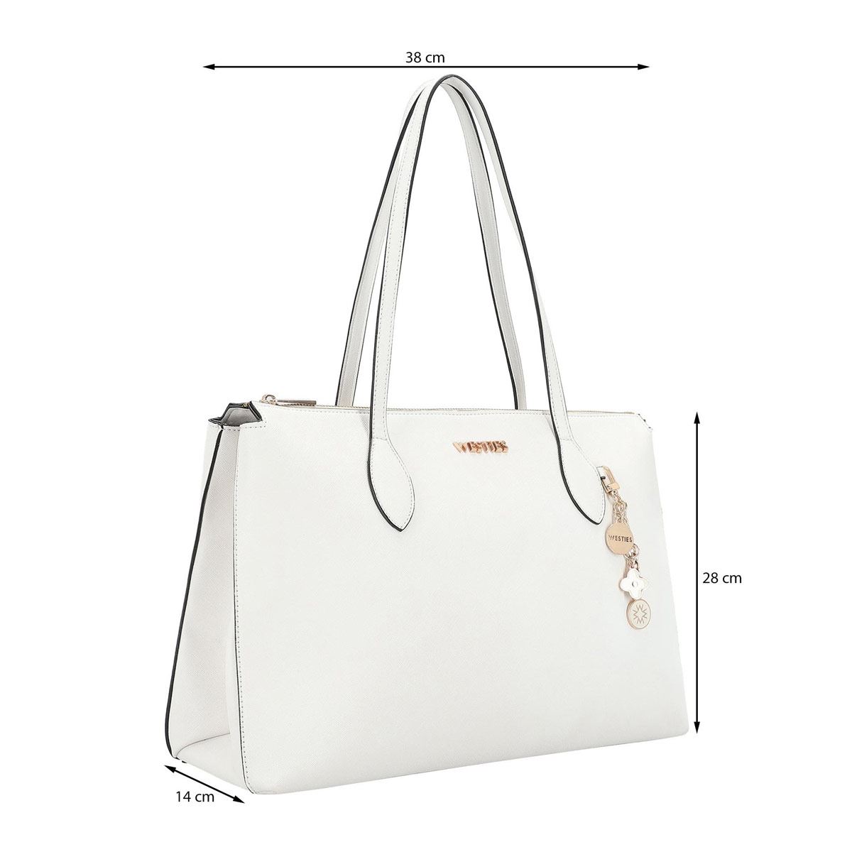 Bolsa Tote color Marfil para mujer WESTIES