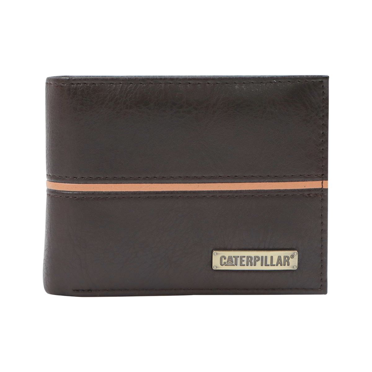 Set Cartera y Cinturón CAT Color Café para Hombre