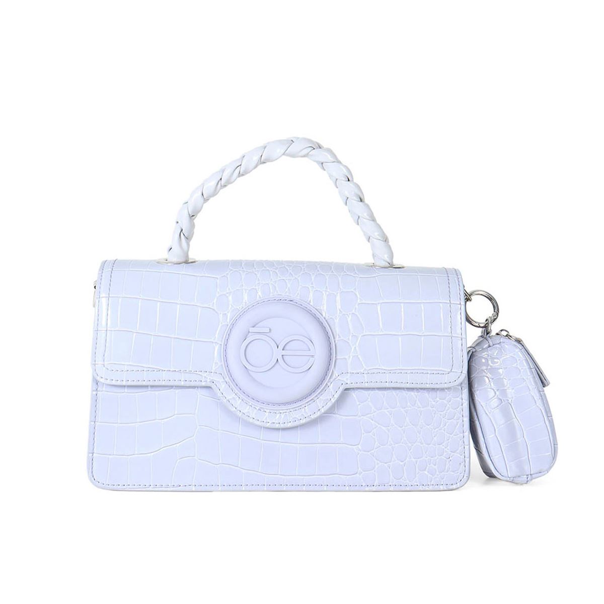 Bolso Cloe Briefcase Color Celeste Para Mujer