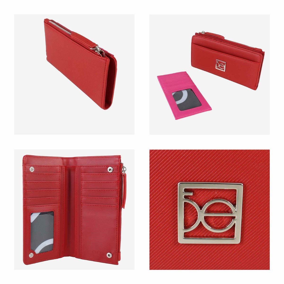 Billetera Hibrida color Rojo para Mujer Cloe