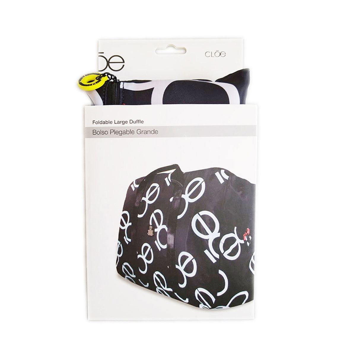 Dufflebag Plegable Negro Mediana Cloe