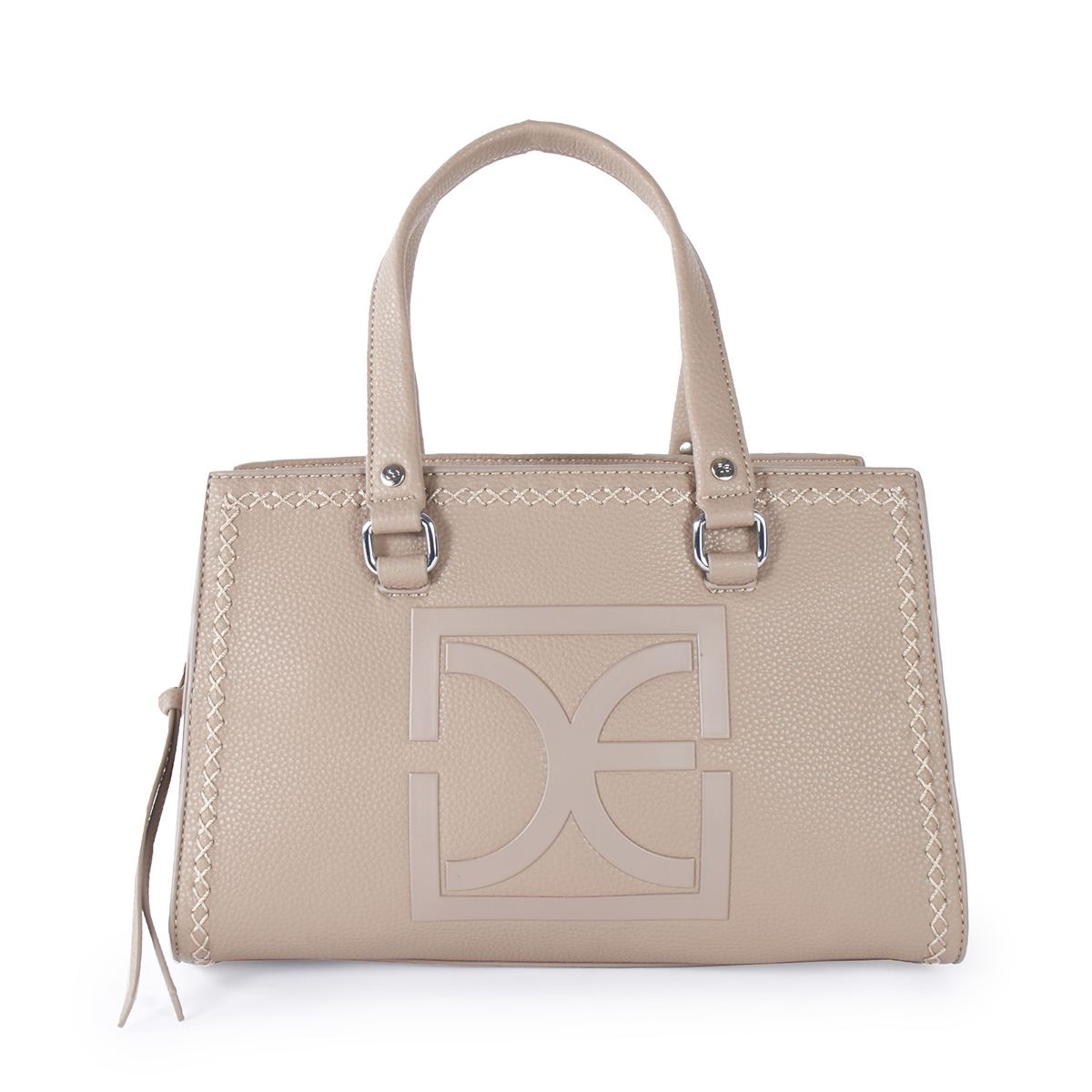 Bolso Satchel Color Fango Para Mujer Cloe