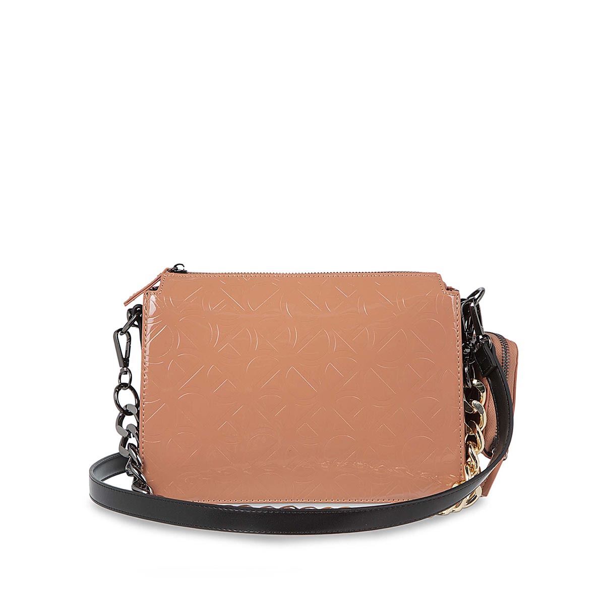 Bolso Cross Body Color Nude Para Mujer Cloe
