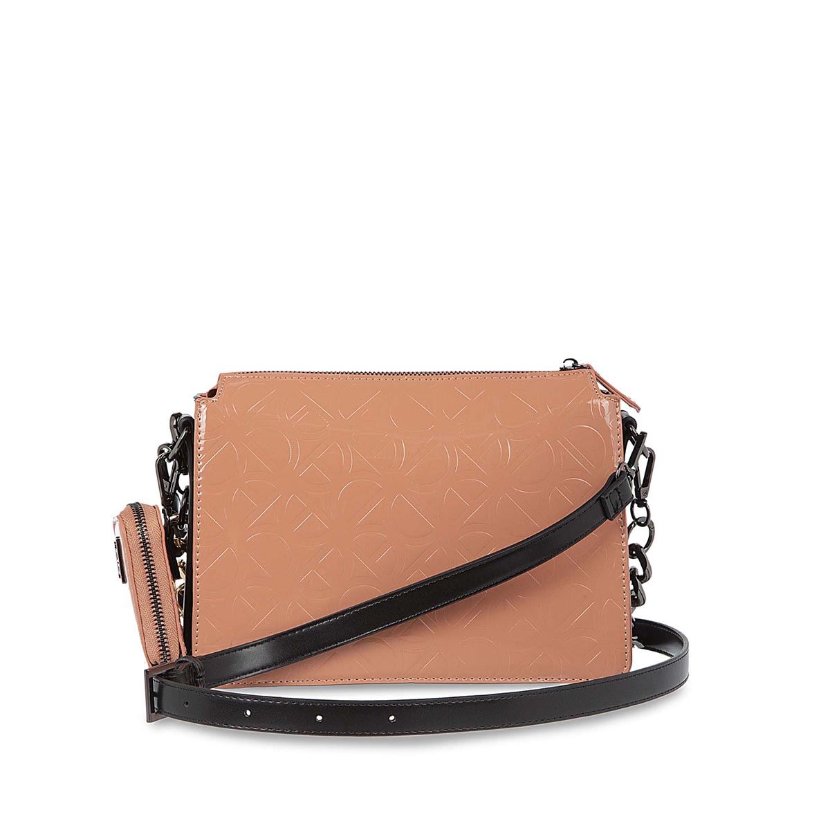 Bolso Cross Body Color Nude Para Mujer Cloe