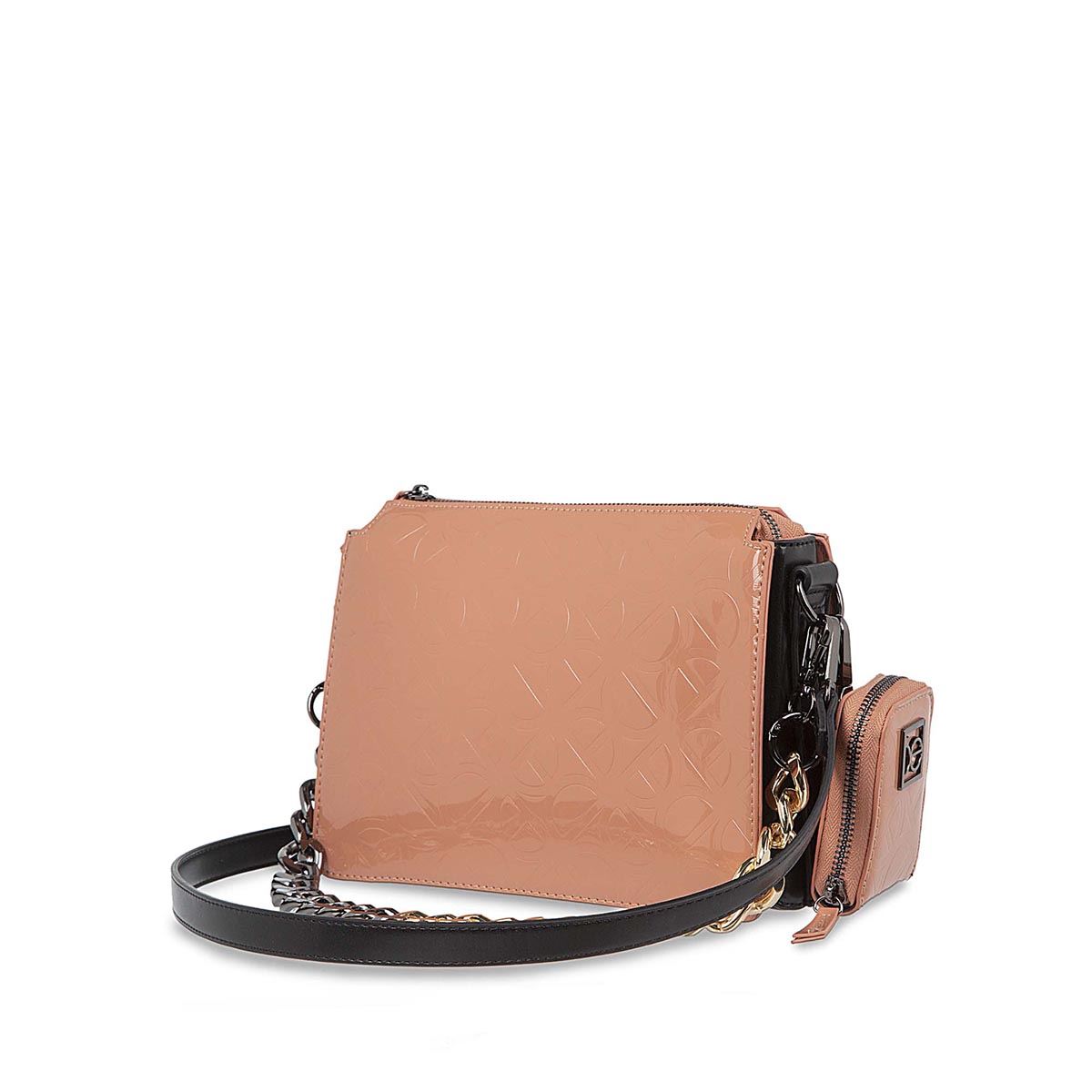 Bolso Cross Body Color Nude Para Mujer Cloe